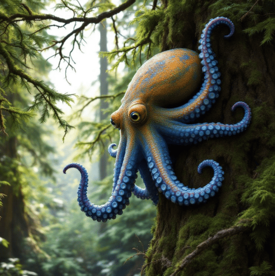 The Pacific Northwest Tree Octopus Research Space space hero